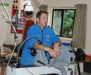 Our demonstrator for the day Jason Breach